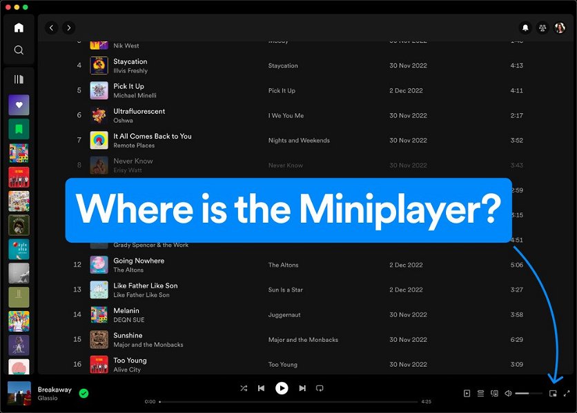 desktop miniplayer spotify