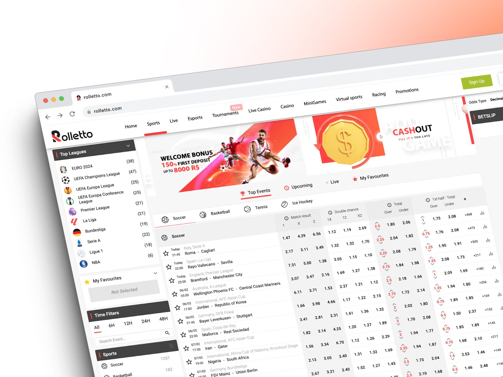 Rolletto Sports Betting Website For Uk Players